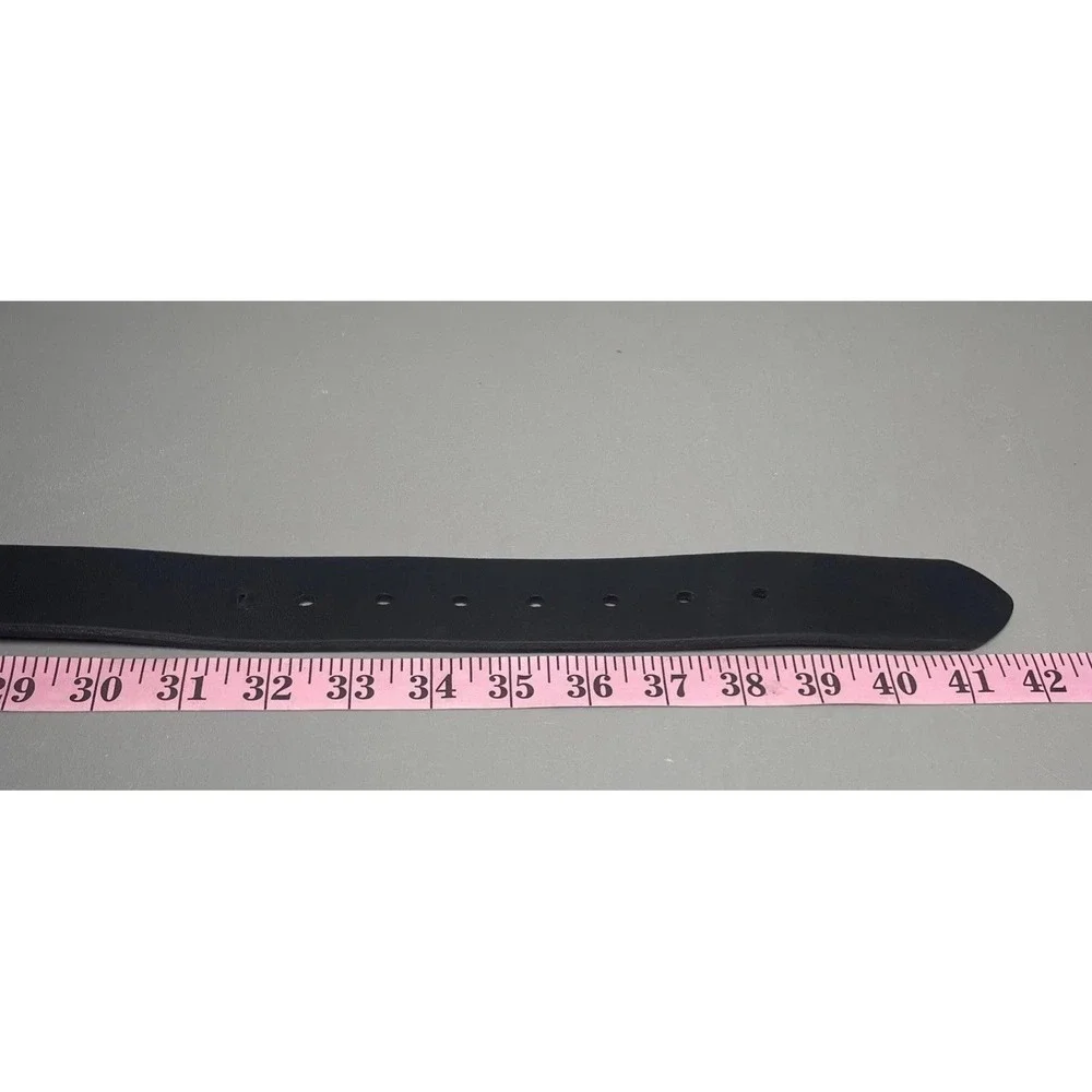Levi Strauss Black Genuine Leather Belt‎ Men's Size 34-36